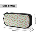 thumbnail image 4 of Pineapple Doodle Polka Dot Pencil Case Large Capacity Large Pen Holder Pouch, 4 of 4