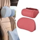 thumbnail image 4 of Almohada de apoyo para la espalda y el cuello para el coche, suave, transpirable, de piel sintética, para el cuello, la espalda y el coche. rojo, 4 of 8