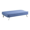 thumbnail image 6 of Serta Toronto Modern Convertible Sofa, Blue Woven Fabric, 6 of 12