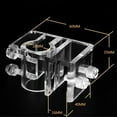 thumbnail image 4 of Aquarium Lily Pipe Acrylic Fixture Bracket for Fix 13mm 17mm Inflow Outflow Water Hose Fix Holder, 4 of 7