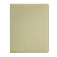 thumbnail image 4 of Carpeta para tarjetas fotográficas A5, cubierta de cuero PU, 3 anillas, 50 páginas interiores, 4 páginas de tarjetas de bolsillo, fundas para carpetas Amarillo, 4 of 8