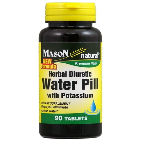 Mason Vitamins Comprimés de pilule d'eau, 90 Ct