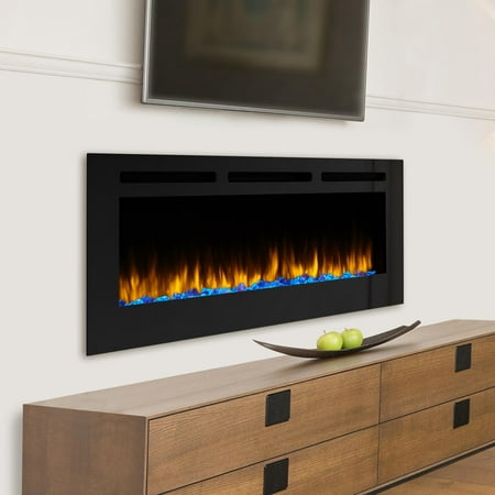 Simplifire Allusion 60 Inch Wall Mount Electric Fireplace