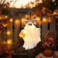 thumbnail image 5 of Light Up Halloween Hanging Ghost Decorations, Halloween Decorations Outdoor for Tree, Porch, Yard, Patio, Indoor Halloween Decorations, 5 of 7