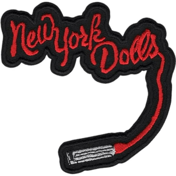 New York Dolls Logo - Embroidered Patch 3.5"x3.5"