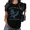 Black, variant on Women's Funny Rat Star Wordplay Graphic Short Sleeve T-Shirt Sarcastic Meme Humor Crewneck Tee Comfortable Cotton Casual Summer Top Plus Size S-5XL