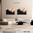 thumbnail image 4 of Elephant Stock Matte Black Nails Wall Art - Horizontal Canvas Wall Art - Living Room Wall Decor - Fashion And Beauty Canvas - Black And Beige Decor - 51" x 34", 4 of 8