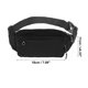 thumbnail image 4 of Ofertas Únicas 1 Pc Cinturón de Correr Cómodo Doble Capa Bolsa de Cintura para Teléfono Deportivo Llaves Negro, 4 of 6