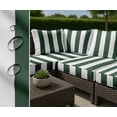 thumbnail image 7 of Soimoi Waterproof Outdoor Fabric By 3 Yard | Stripe Print on Green | 56" Wide | UV Resistant & Durable Taffeta Material for Cushions, Covers, Curtains, awning & DIY Projects, 7 of 7