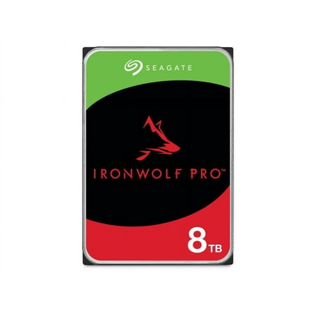 Seagate Seagate IronWolf Pro 8TB SATA III 3.5" Internal NAS HDD, 7200 RPM (CMR)