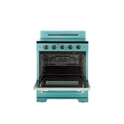 Unique Classic Retro 30 3.9 Cu/ft Freestanding 5-Element Electric Range with Convection Oven