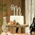 thumbnail image 2 of Lillian Rose Silver Rhinestone Monogram Letter Y Cake Topper, 2 of 2