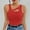 01 Red, variant on Weiqiqre Summer Tops for Women 2025 Cut Out Front Asymmetrical Neck Rib Knit Sleeveless Tank Top