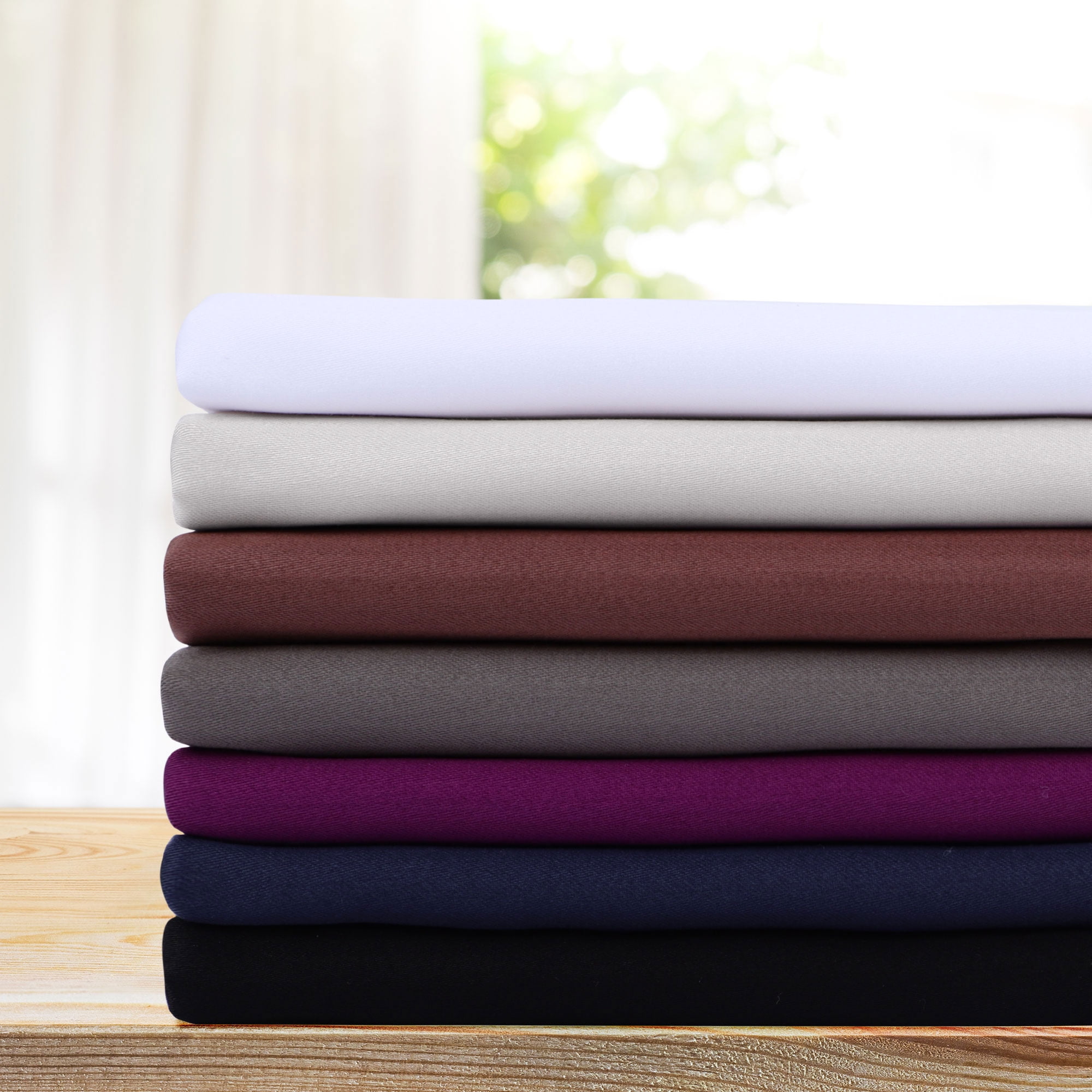 Unique Bargains Breathable Cotton Envelope Closure Pillowcases 2 Pcs Isabelline Queen