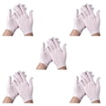 thumbnail image 1 of Qarigey 12 pares de guantes de algodón blanco, manopla de trabajo , guante hidratante para inspección, herramientas de limpieza de joyas, Type2 NO2, 1 of 6