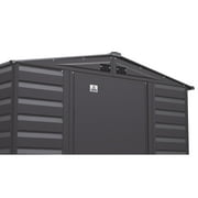 Arrow Select 6 x 5 x 7 ft Charcoal Steel Storage Shed