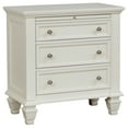 thumbnail image 5 of Sandy Beach 4-piece California King Bedroom Set Cream White, 5 of 17