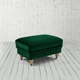 thumbnail image 6 of Rustic Manor Audriana Hunter Green Velvet Chesterfield Cocktail Ottoman 36L x 25W x 20H, 6 of 11