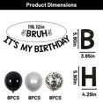 thumbnail image 2 of Decoraciones de cumpleaños CZFSWT Brush Its My Birthday, 25 unidades, 2 of 7