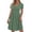 C-Green, variant on Dresses for Women Deep V Neck Short Sleeve Summer Sundress Midi Party dress with Pocket