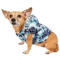 thumbnail image 5 of Justice Pet Polyester Spiral Tie Dye Sherpa Hoodie, Blue/Multi, XL, 5 of 6