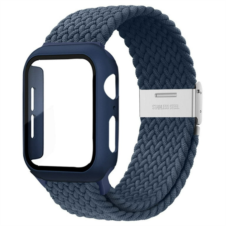 Woven Nylon Solo Loop Strap, Apple Watch Band Series 6 5 4 Watchbands –  www.