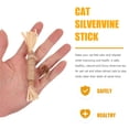 thumbnail image 3 of EeaseMX 2 palitos de hierba gatera natural para gatos, para limpiar los dientes y las muelas., 3 of 8