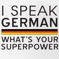 thumbnail image 2 of CafePress - I Speak German What's Your Superpower - Adjustable Unisex Printed Trucker Hat with Mesh Back, 2 of 10