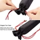 thumbnail image 4 of Abanico de mano grande plegable de seda Abanico plegable de mano Abanico plegable de Tai Chi chino para hombres y mujeres Rendimiento, baile, decoraciones, festival, regalo (negro, 2 paquetes) Fokelyi WRJM-320, 4 of 6