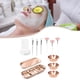 thumbnail image 4 of Juego de 23 cuencos para mezclar mascarillas faciales, ideal como recuerdo de fiesta o para salón de belleza. Oro rosa, 4 of 6