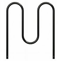 Madrax Bike Rack,Black,36" H,39" L,Steel QS-WP36-5-IG-B