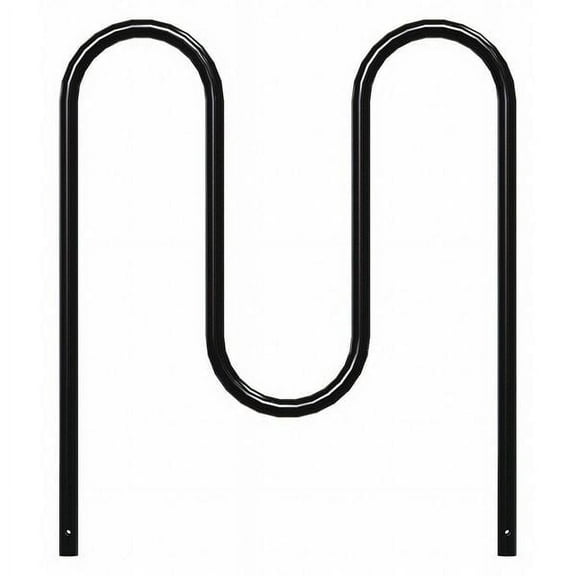 Madrax Bike Rack,Black,36" H,39" L,Steel QS-WP36-5-IG-B