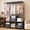Black, variant on Portable Closet, Non-Woven Fabric Portable Closet Organizers and Storage, Clothes Storage with 3 Storage Drawers, Wardrobe Closet for Bedroom and Living Room, Black