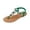 Dark Green, variant on Willtoo Womens Rhinestone Sandals Beach Shoes Comfort Walking with Non Slip on Casual Summer Beach Shoes Dress Ankle Elastic Jeweled Bohemian Flats