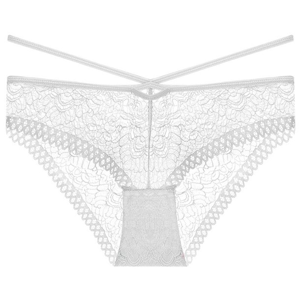 UoCefik Bikini Underwear for Women Sexy No Show 特性 Thongs Low Rise Panties White S