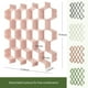thumbnail image 2 of Separador de panal, organizador de cajones ajustable, divisor para ropa interior, cinturón, bufanda, calcetines, 2 of 8