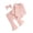 G137-Pink, variant on masbird Newborn Baby Girl Clothes Solid Color Rib Frill Long Sleeve Romper Flared Pants Headband Set 3pcs Fall Winter Outfits 0 3 6 12 18 24 Months(Beige,9-12 M)