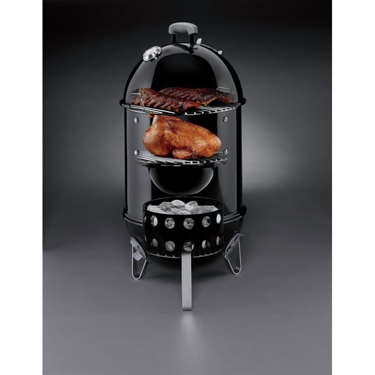 Weber, Charcoal Smoker, 14-Inch, Two Cooking Areas - Walmart.com