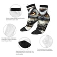 thumbnail image 5 of Naloa Whimsical Owl On Branch Ankle Socks for Women Non Slip Socks No Show Socks Classic Low Cut Casual Socks Casual Socks, 5 of 7