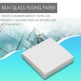 thumbnail image 3 of 50 Sheets Ceramic Fiber Square Microwave Kiln Glass Fusing Paper Household Tools, 3 of 8
