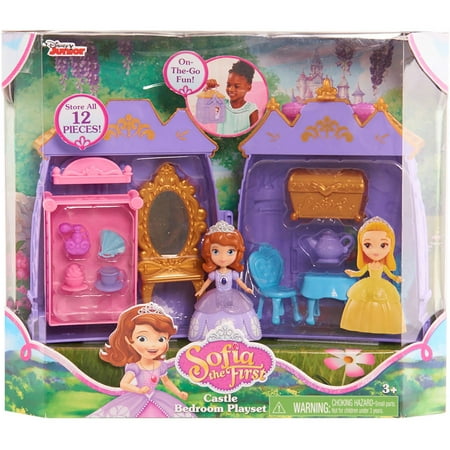 Disney Junior Sofia The First Castle Bedroom Play Set