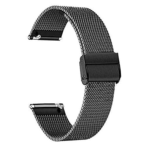 For Amazfit Bip Lite Bands Vicrior Quick Release Mesh Woven Stainless Steel Replacement Bracelet Bands Strap Wrist Band For Amazfit Gts Gts 2 2e Gts 2 Mini Amazfit Gtr 42mm Blac Walmart Com