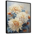 thumbnail image 2 of Designart "Blissful Mums In Soft Garden Colors" Mums Floater Framed Wall Decor, 2 of 5