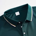thumbnail image 6 of GEWSEY Men's Polo Shirts Classic Short Sleeve Polo T Shirts Cotton Pique Casual Summer Fashion Golf Shirt (Dark Green, S), 6 of 9