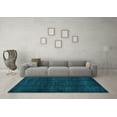 thumbnail image 3 of Ahgly Company Indoor Rectangle Abstract Light Blue Modern Area Rugs, 7' x 10', 3 of 4