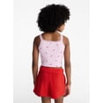 thumbnail image 3 of Weekend Academy Girls Henley Tank Top with Lace Trim, Sizes 4-18, 3 of 5