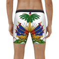 thumbnail image 7 of Men Coat Of Arms Of Haiti Boxer Briefs Novelty Boxer Shorts Underwear No Fly, 7 of 7
