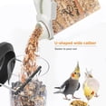 thumbnail image 7 of Brabtod Bird Seed Storage Container,2-3 Lbs Airtight Bird Food Container with Handle and Measuring Cup,Portable Pet Food Container for Wild Bird Sunflower Seed-BPA Free Transparent/White, 7 of 7