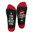 thumbnail image 3 of CYSFASHION Christmas Stockings for Women Ornaments Knitted 9 Inch Cozy Decorations Personalised Plush Cuff Santa Compression Socks White, 3 of 3