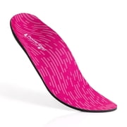PowerStep Pinnacle Pink Full Length Orthotic Shoe Insoles with Neutral Arch Support for Plantar Fasciitis